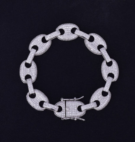 VVS1 Moissanite Iced Out Hip Hop Bracelet