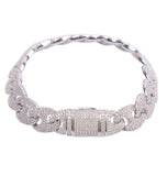 Moissanite Iced Out Men's Hip Hop Bracelet