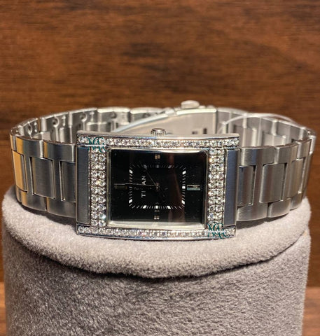 Stainless Steel Moissanite Diamond Women's Watches