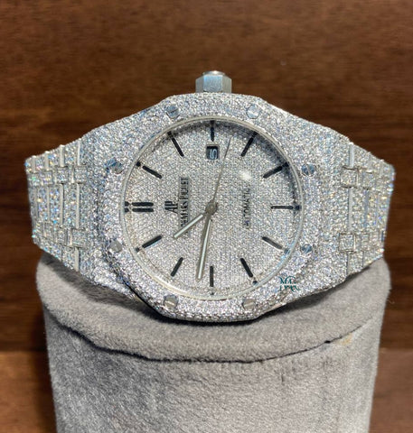 VVS1 Moissanite Iced Out Automatic Movement Watch