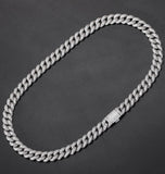 Moissanite Iced Out Miami Cuban Link Hip Hop Chain