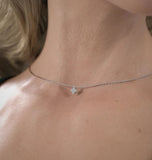 Moissanite Round Brilliant Cut Unique Pendant