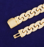 Moissanite Iced Out Men's Hip Hop Bracelet