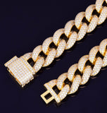 Moissanite Iced Out Fabulous Cuban Link Hip Hop Chain