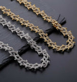 Moissanite Iced Out Thorns Link Hip Hop Chain