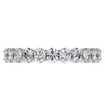 Oval Cut Moissanite Half Eternity Ring Gift For Women