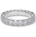 Oval Cut Moissanite Full Eternity Band