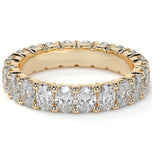 Oval Cut Moissanite Full Eternity Band