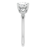 Princess Cut Moissanite Vintage Solitaire Ring