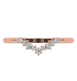 Moissanite VVS1 Round Cut Eternity Ring