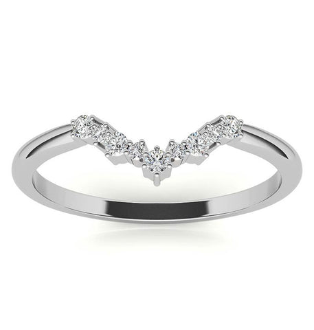 Moissanite VVS1 Round Cut Eternity Ring