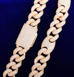 Moissanite Diamond Iced Out Cuban Chain For Him