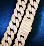 Moissanite Iced Out Cuban Link Hip Hop Chain