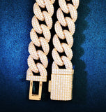 Moissanite Iced Out Cuban Link Hip Hop Chain