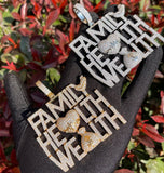 Men’s Premium Moissanite Pendant Family Health Wealth Pendant