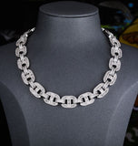 Mariner Link Iced Out Moissanite Hip Hop Chain