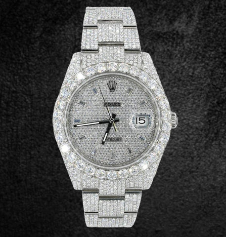 Iced Out Moissanite Hip Hop Luxury Watch