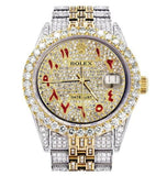 Moissanite Iced Out Datejust Hip Hop Watch