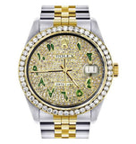 Arabic Numerical Moissanite Diamond Watch For Him