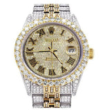 VVS1 Moissanite Diamond Iced Out Wrist Watch For Men's