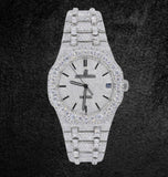 Full Body Iced Out Moissanite Diamond Wrist Watch