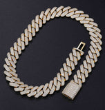 Iced Out VVS1 Moissanite Cuban Link Elegant Hip Hop Chain