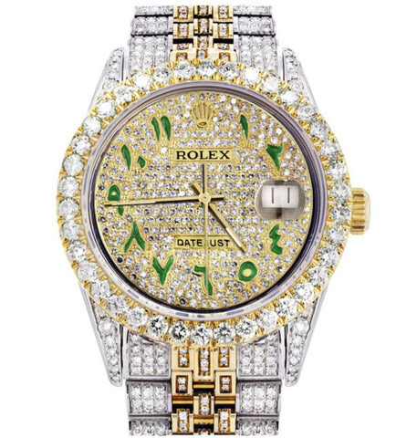 Iced Out Moissanite Diamond Stylish Wrist Watch For Him