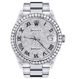 Iced Out Moissanite Diamond Celebrity Style Watch