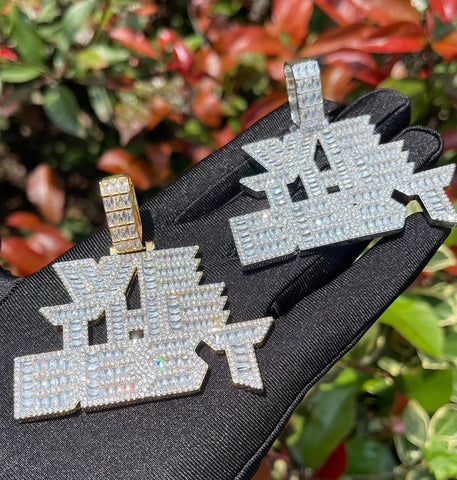 Premium WE THE BEST Iced Out Moissanite Pendant