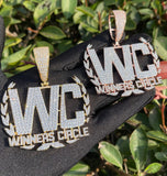 Iced Out Winners Circle Letter Moissanite Hip Hop Pendant