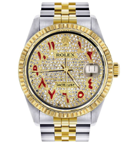 Iced Out Moissanite Diamond Stylish Jubilee Band Watch