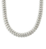 Baguette Cut Iced Out Moissanite Cuban Chain