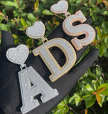 VVS1 Moissanite Iced Out Personalized Letter Hip Hop Pendant
