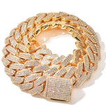 Iced Out Cuban Link Moissanite Diamond Stylish Hip Hop Chain