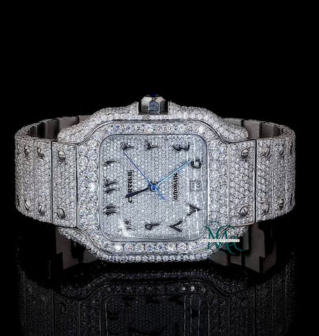 Fashionable Moissanite Diamond Luxury Wrist Watch