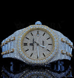 Automatic Movement Iced Out Moissanite Diamond Men's Watch