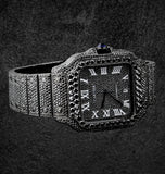 Black Moissanite Iced Out Hip Hop Luxury Watch