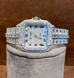 Moissanite Iced Out Baguette Cut Hip Hop Watch