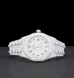 Iced Out Moissanite Automatic Watch For Daily Wear