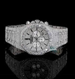 Chronograph Iced Out Moissanite Hip Hop Watch