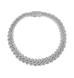 Cuban Link Chain For Mens Iced Out Moissanite Hip Hop Chain