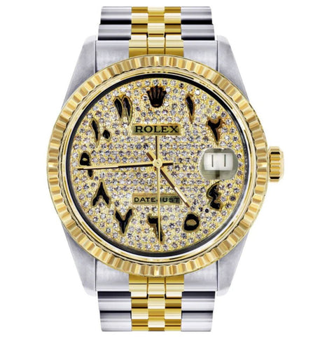 Full Iced Out Dial Jubilee Band Moissanite Watch