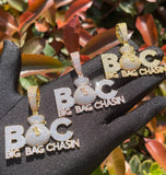 BIG BAG CHASIN Moissanite Custom Iced Out Pendant