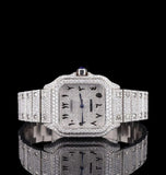 Full Iced Out Moissanite Diamond Luxury Wrist Watch