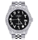 Moissanite Diamond Black Dial Celebrity Style Luxury Watch