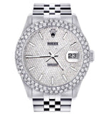 Jubilee Band Iced Out Moissanite Diamond Wrist Watch