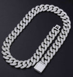 VVS1 Moissanite Diamond Iced Out Cuban Link Hip Hop Chain