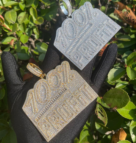 Baguette Cut Moisanite Custom Made 100% Profit Hip Hop Pendant