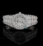 Automatic Iced Out Moissanite Diamond Watch For Men's