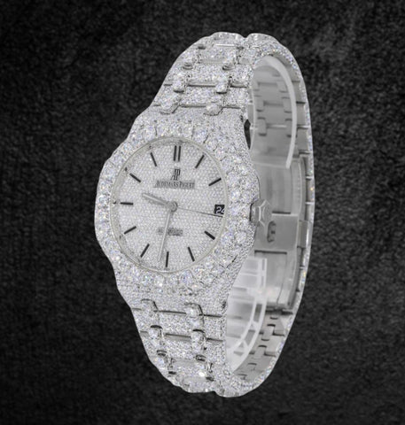 Iced Out Moissanite Diamond Hip Hop Luxury Watch